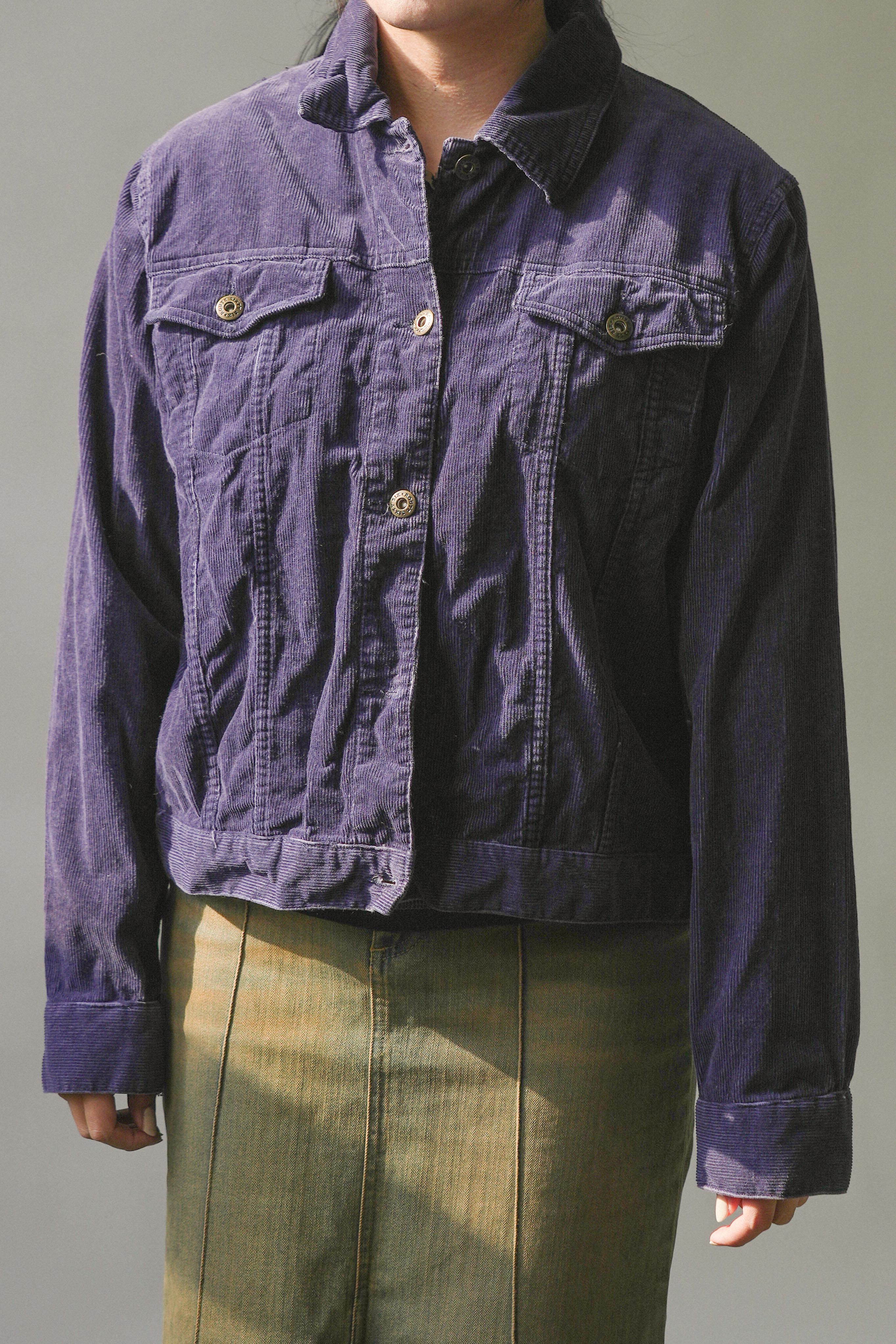 [XL] USA 오리지널 여성 코듀로이 트러커 재킷 (H24)