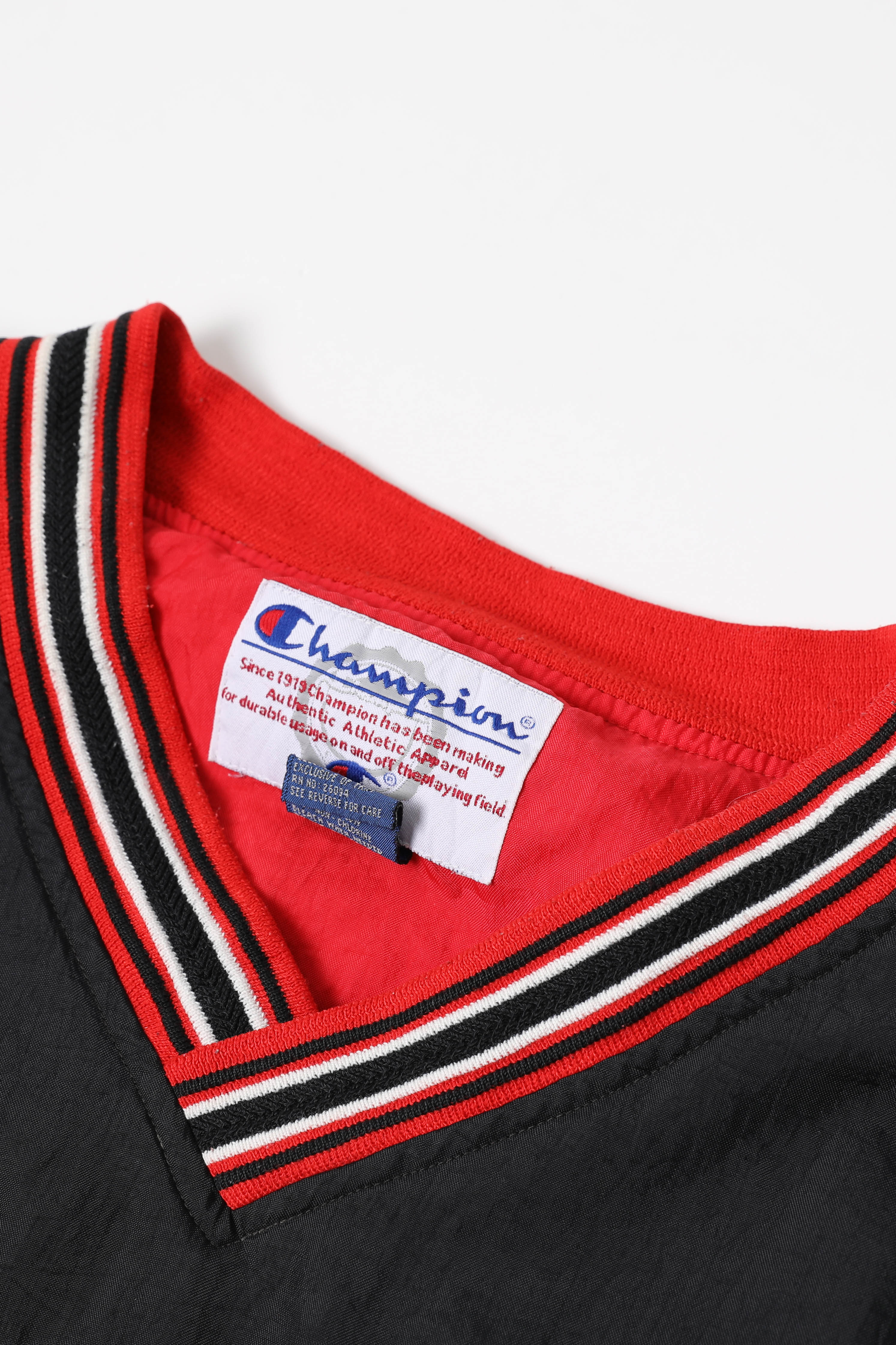[XXL] 챔피온 빈티지 브이넥 나일론 풀오버 셔츠 (H58)